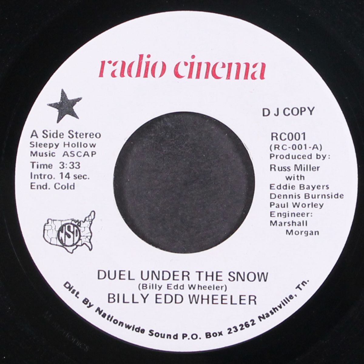 duel under the snow / ode to the little brown shack out back by BILLY EDD WHEELER