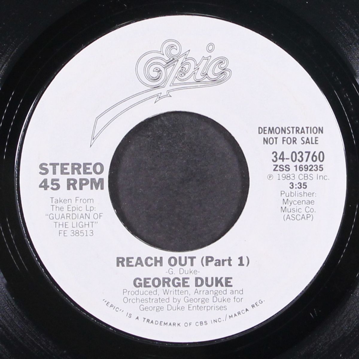 reach out, part 1 / same by GEORGE DUKE