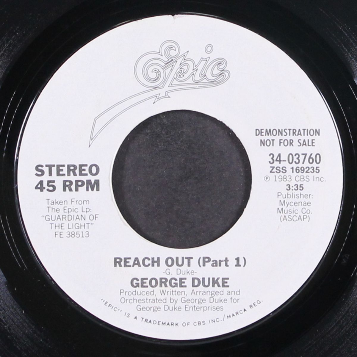 reach out, part 1 / same by GEORGE DUKE