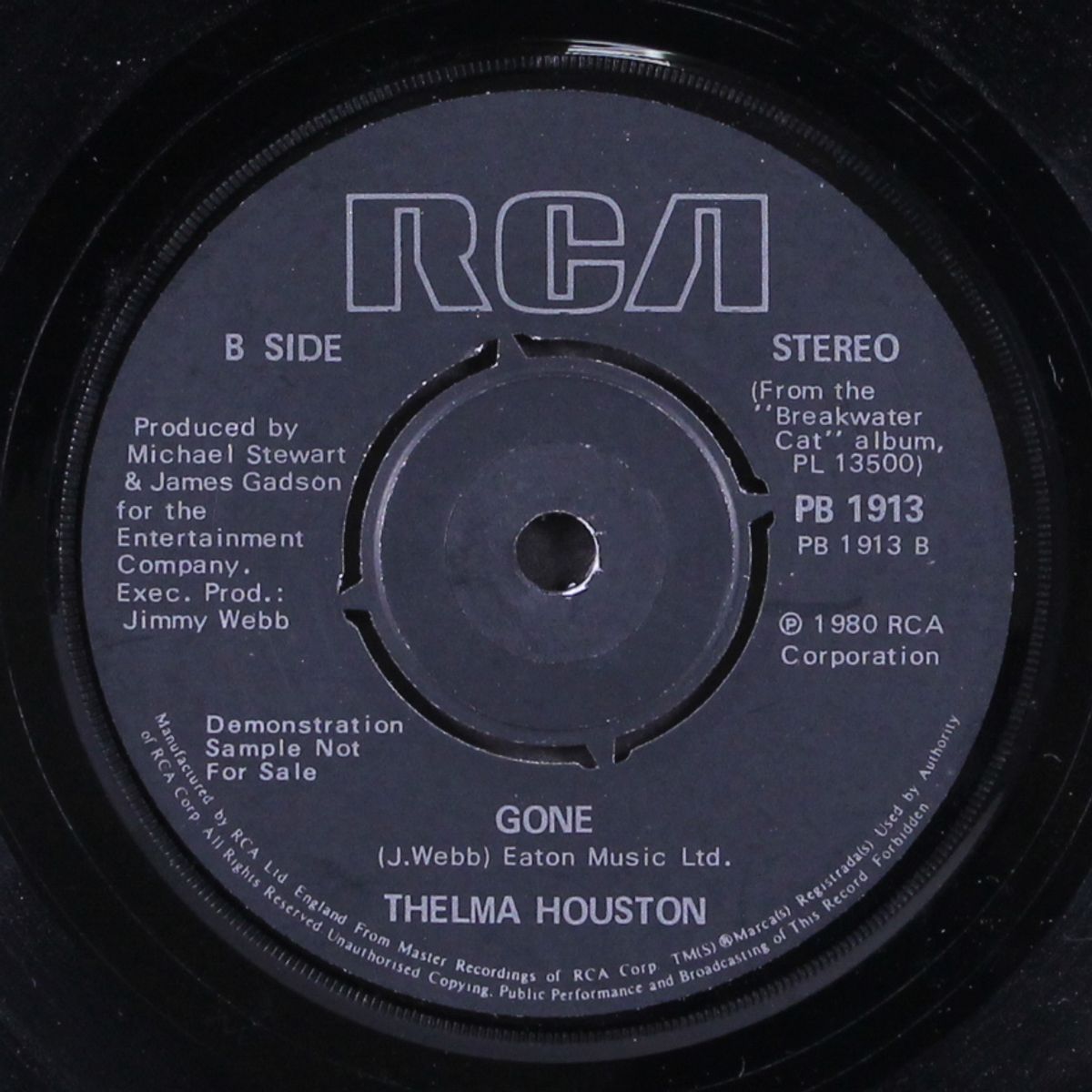 suspicious minds / gone by THELMA HOUSTON
