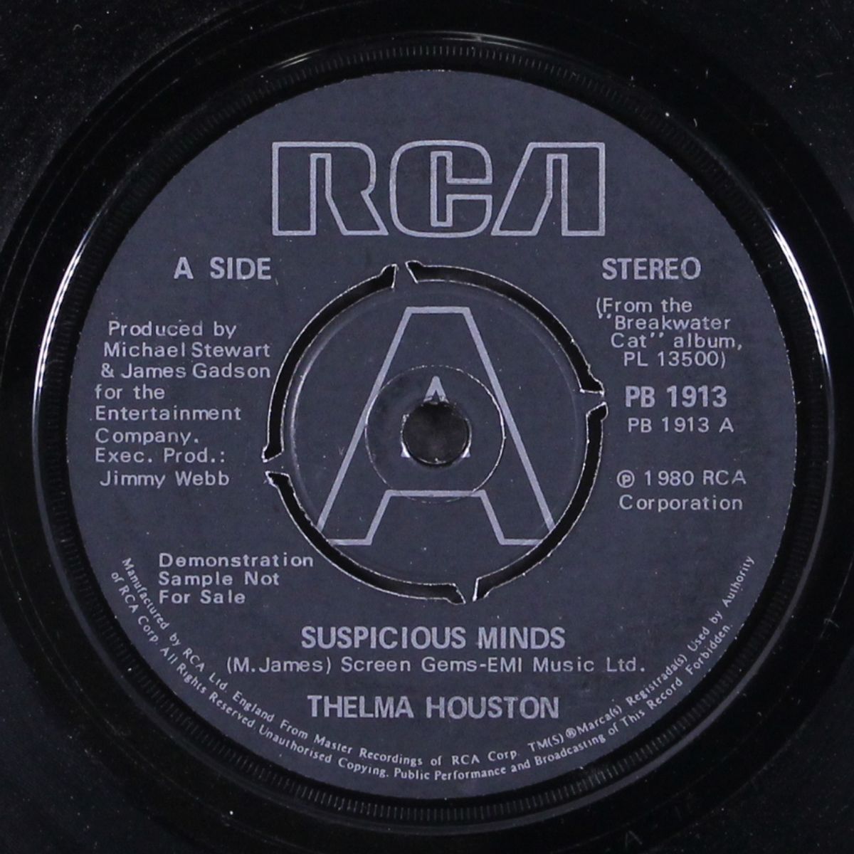 suspicious minds / gone by THELMA HOUSTON