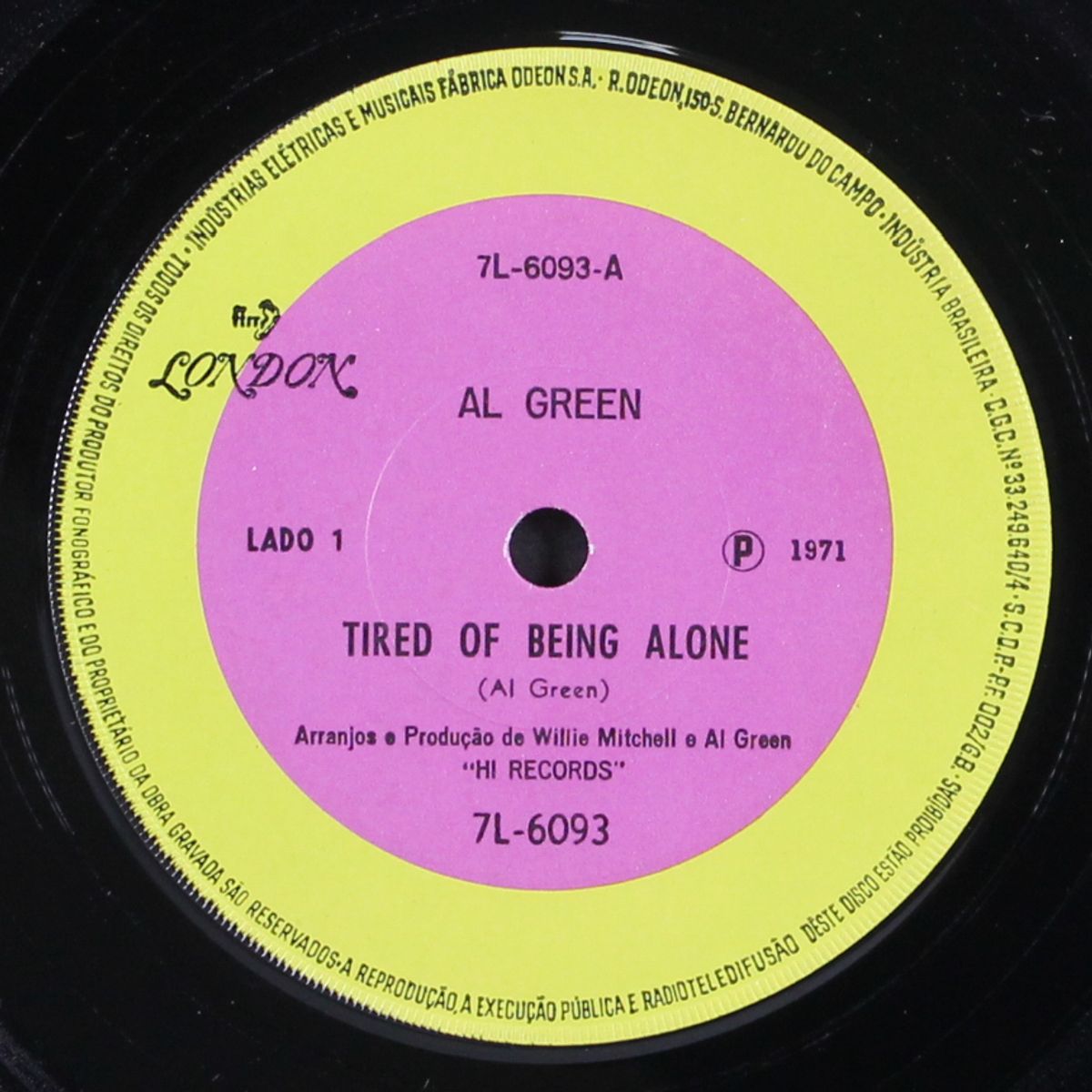 tired of being alone / right now right now by AL GREEN