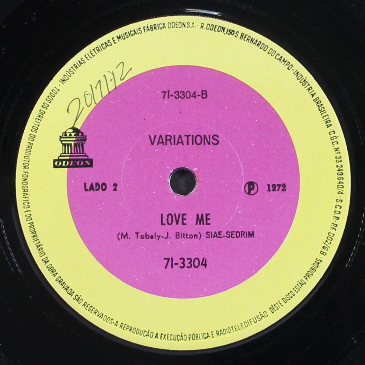 down the road / love me by VARIATIONS