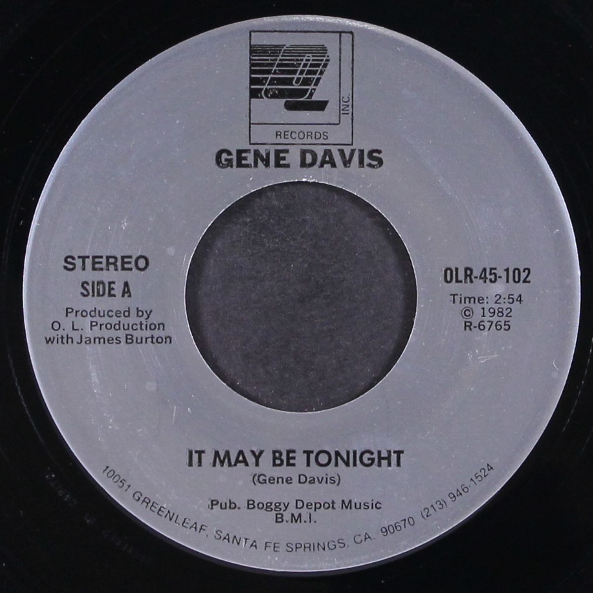 a livin' hell / it may be tonight by GENE DAVIS