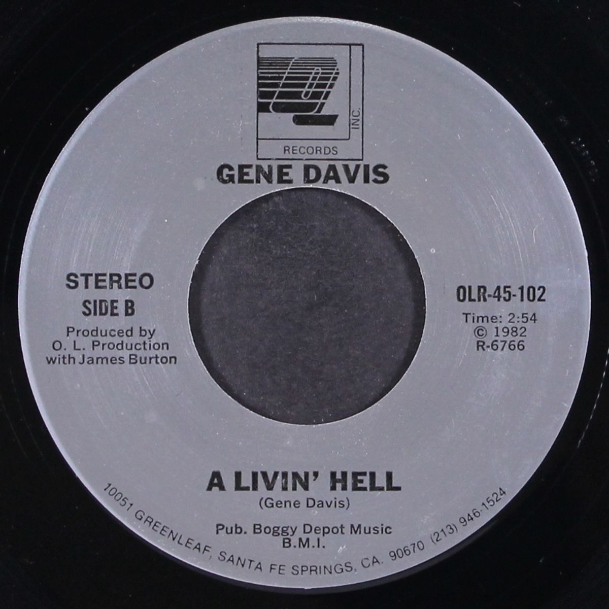 a livin' hell / it may be tonight by GENE DAVIS