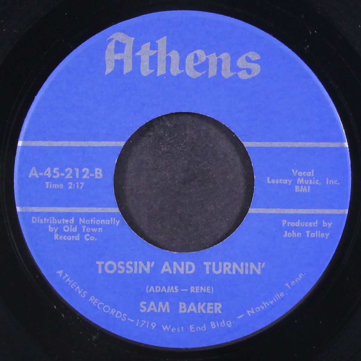 tossin' and turnin' / sweet little angel by SAM BAKER