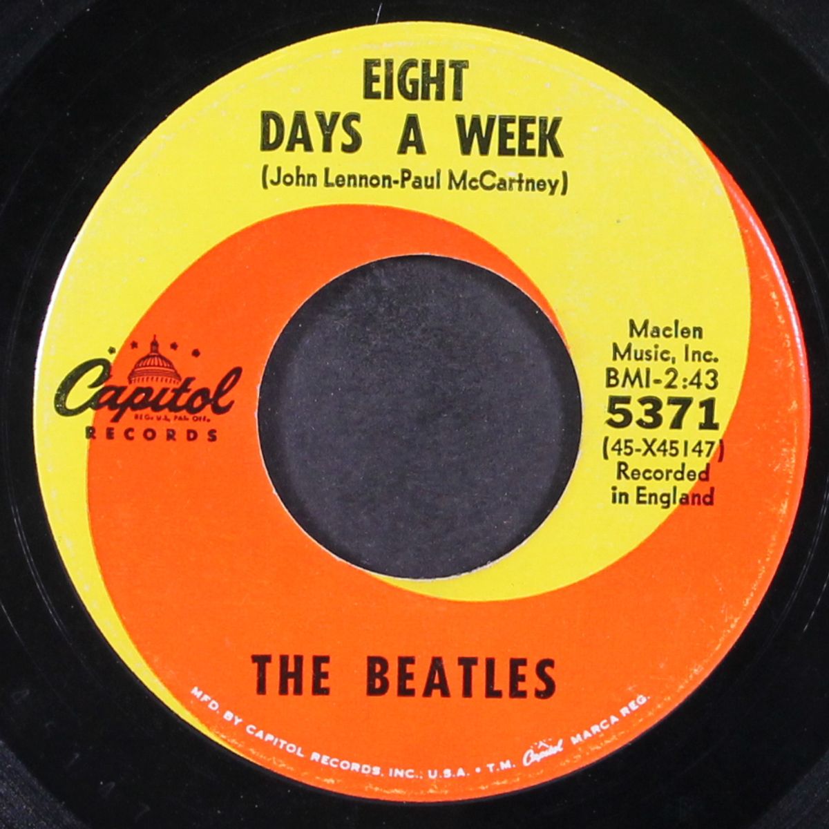 eight days a week / i don't want to spoil the party by BEATLES