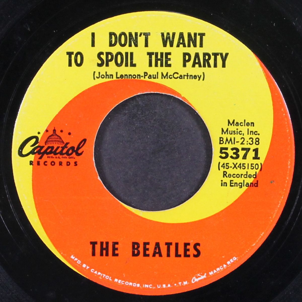 eight days a week / i don't want to spoil the party by BEATLES