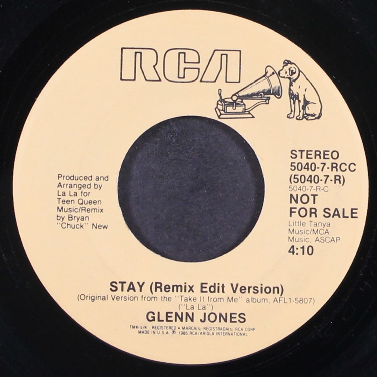 stay (remix edit version) / same by GLENN JONES