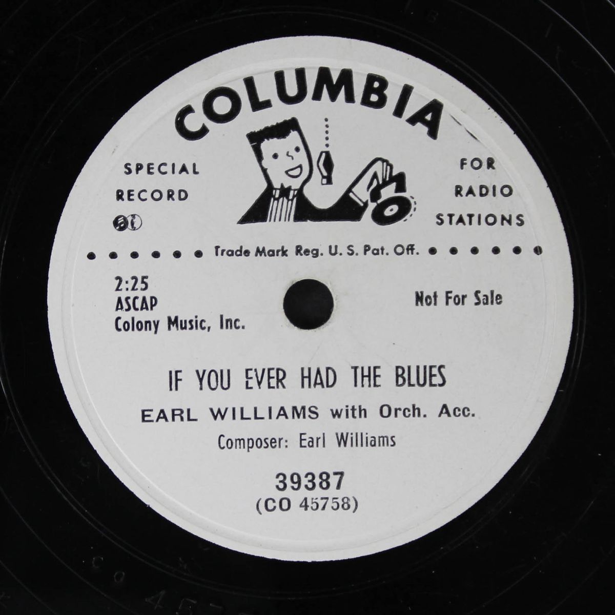 if you ever had the blues / a fool in love by EARL WILLIAMS