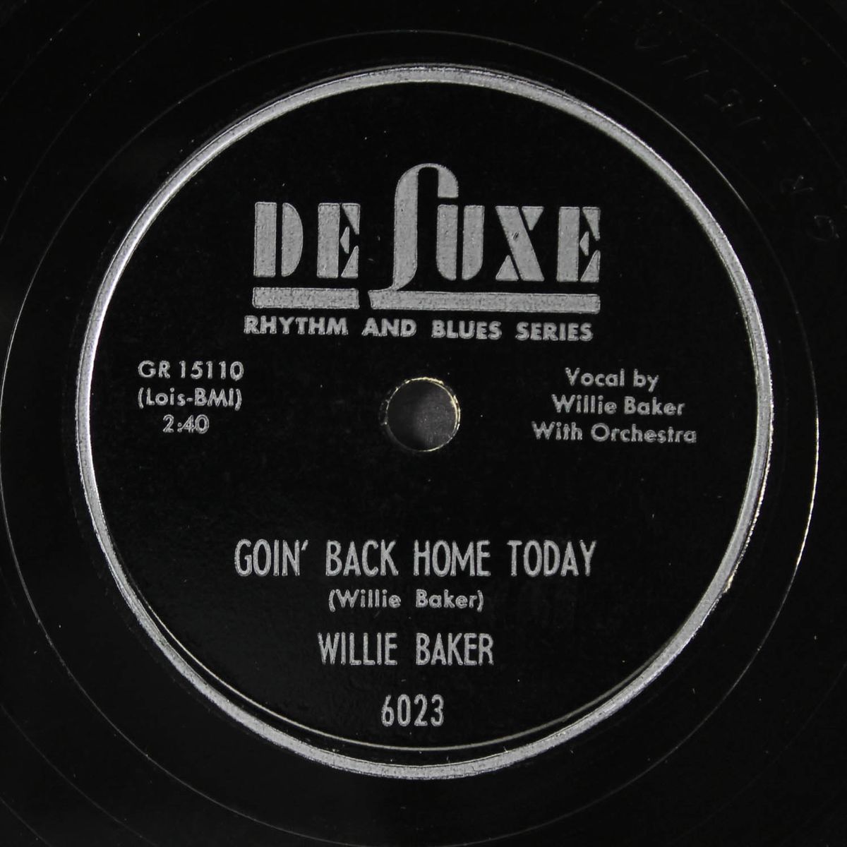 before she leaves town / goin' back home today by WILLIE BAKER