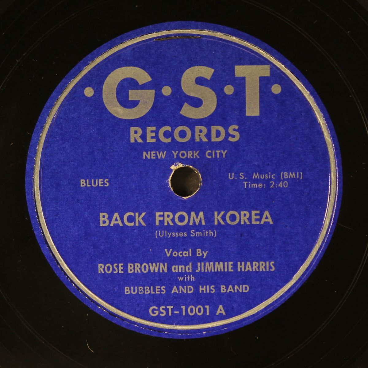 rockin' chair woman / back from korea by ROSE BROWN & JIMMIE HARRIS