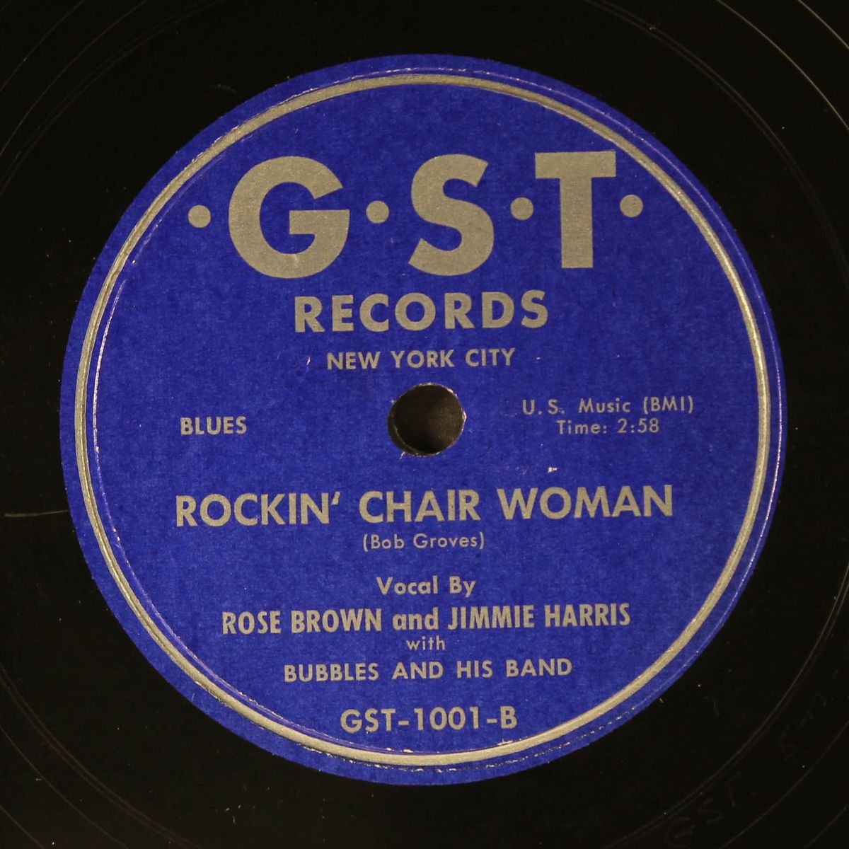 rockin' chair woman / back from korea by ROSE BROWN & JIMMIE HARRIS
