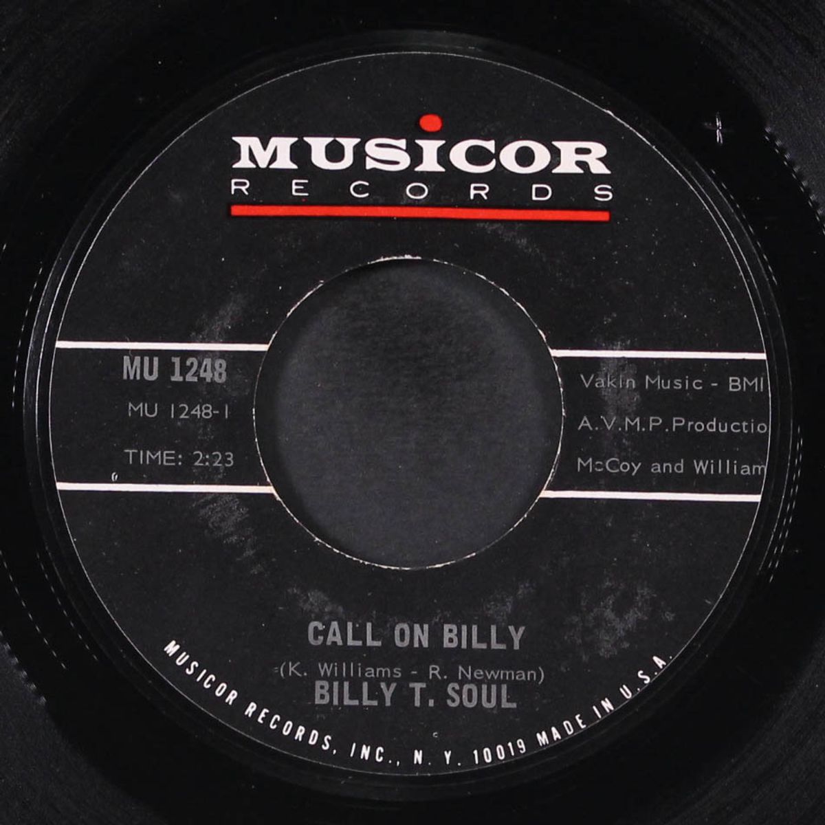 call on billy / the way to a woman's heart by BILLY T SOUL