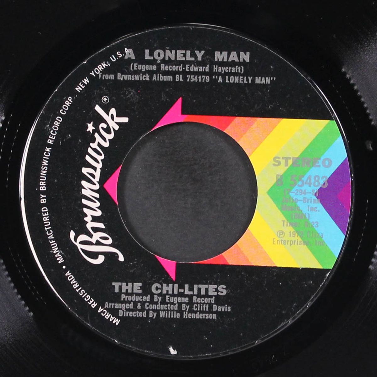 a lonely man / the man & the woman by CHI-LITES