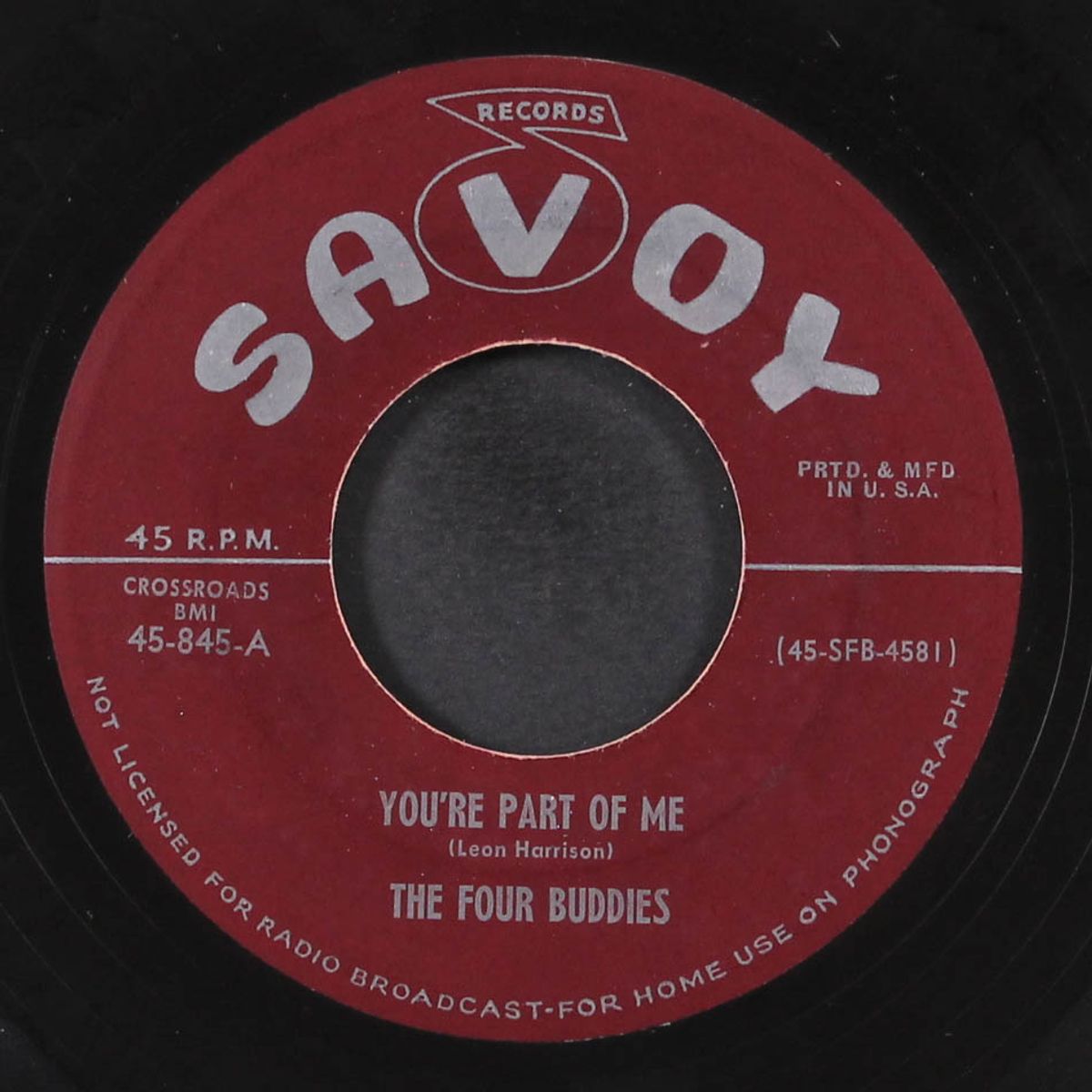 you're a part of me / story blues by FOUR BUDDIES