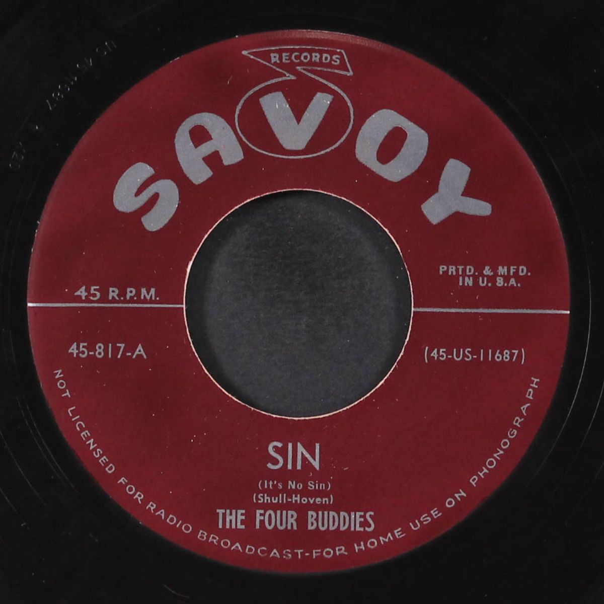 sin / heart and soul by FOUR BUDDIES