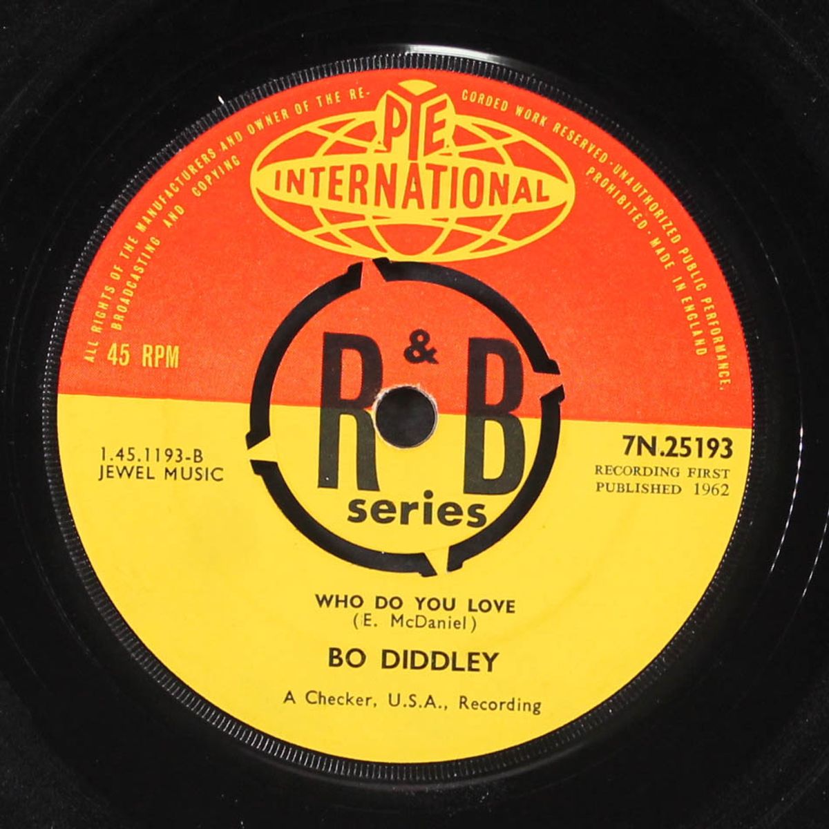 the twister / who do you love by BO DIDDLEY