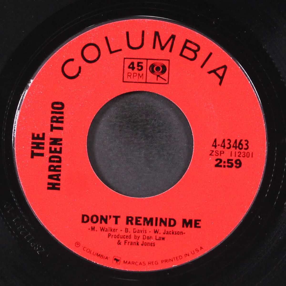 tippy toeing / don't remind me by HARDEN TRIO