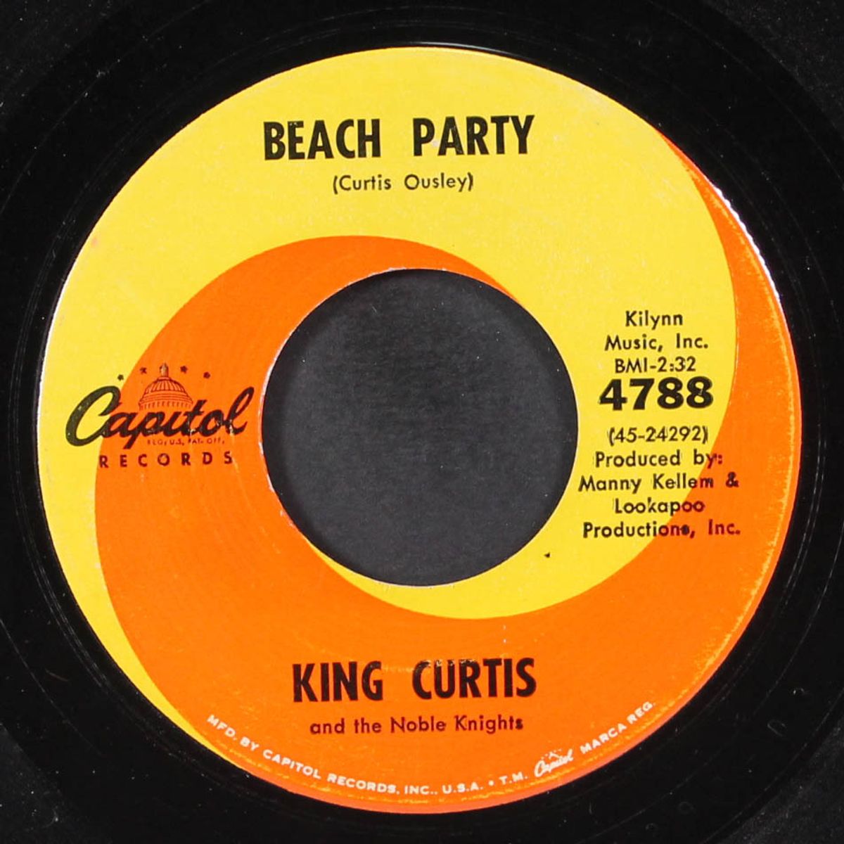 turn 'em on / beach party by KING CURTIS