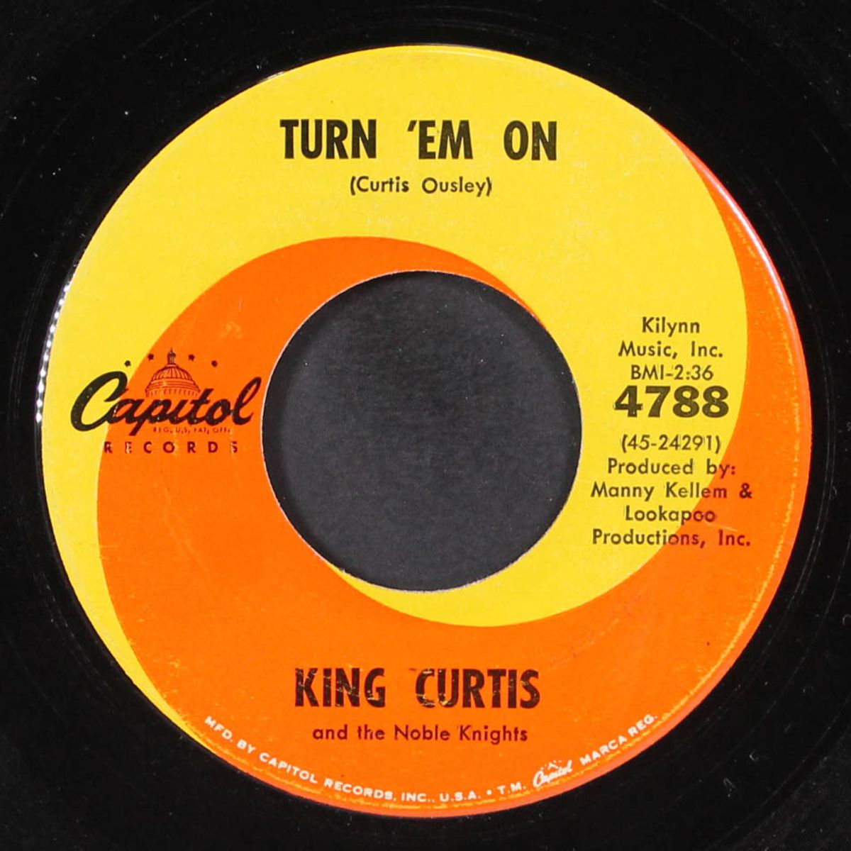 turn 'em on / beach party by KING CURTIS