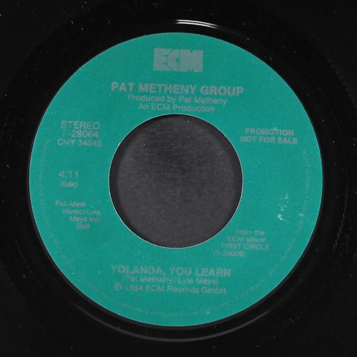 yolanda, you learn / same by PAT METHENY GROUP