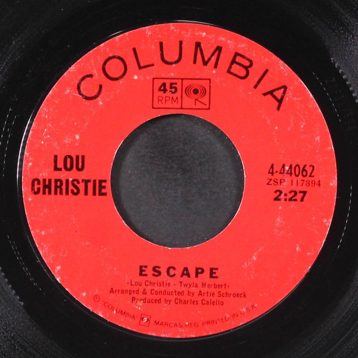 shake hands and walk away cryin' / escape by LOU CHRISTIE