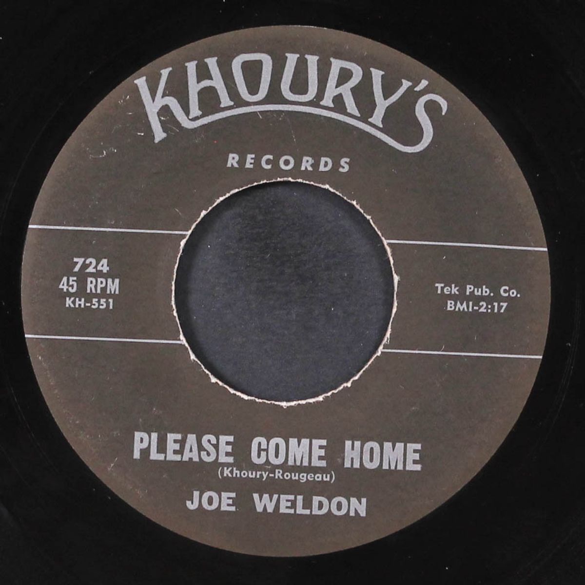 please come home / could i be wrong by JOE WELDON