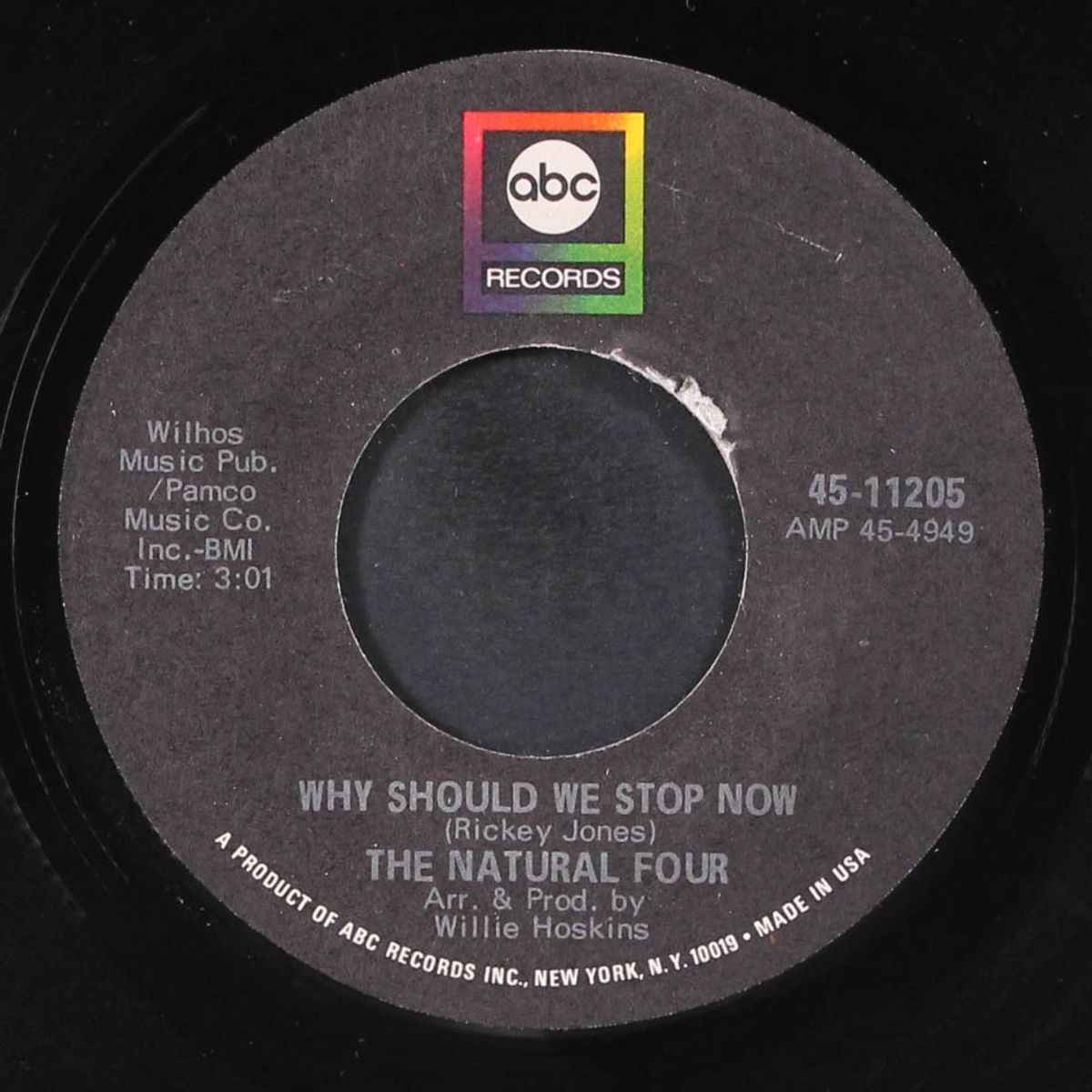 why should we stop now / you did this for me by NATURAL FOUR