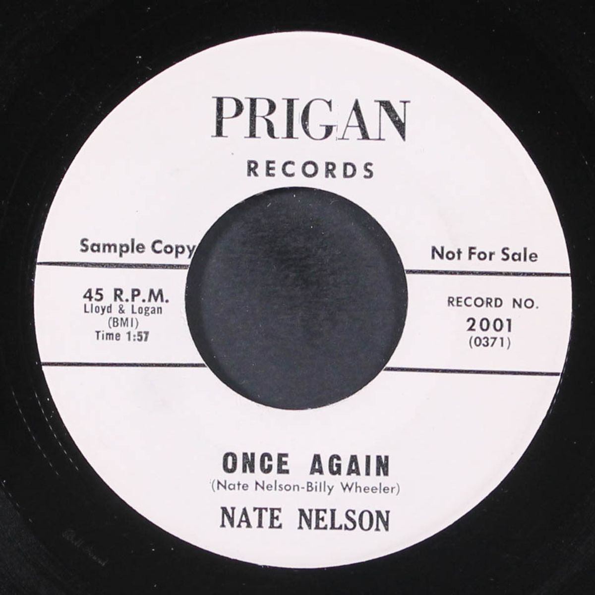 once again / tell me why by NATE NELSON