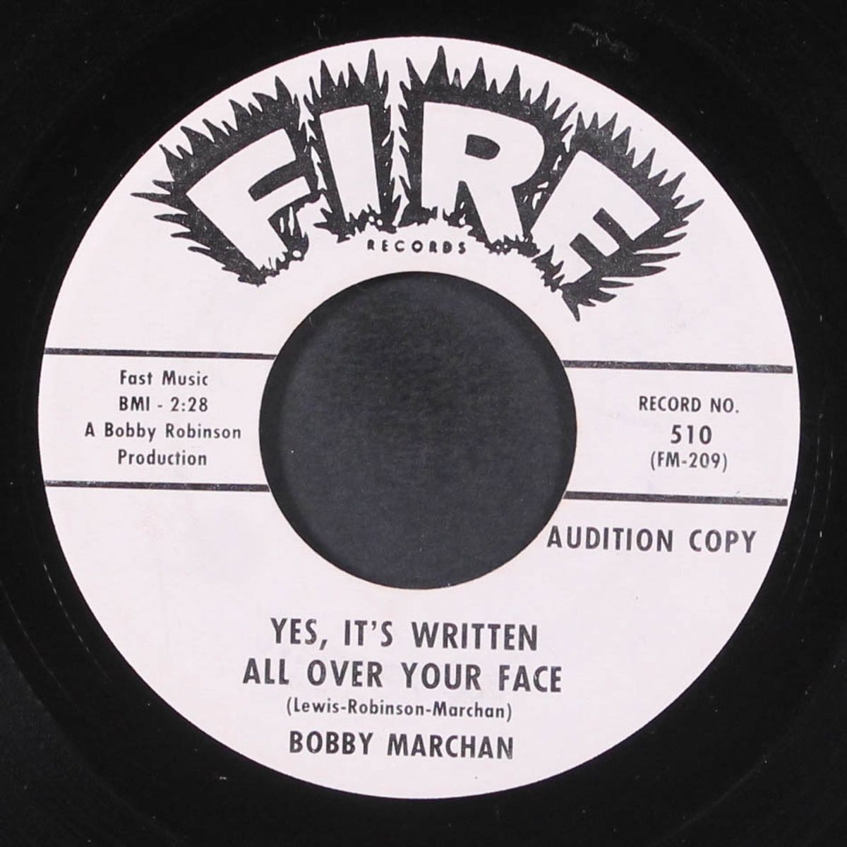 look at my heart / yes, it's written all over your face by BOBBY MARCHAN