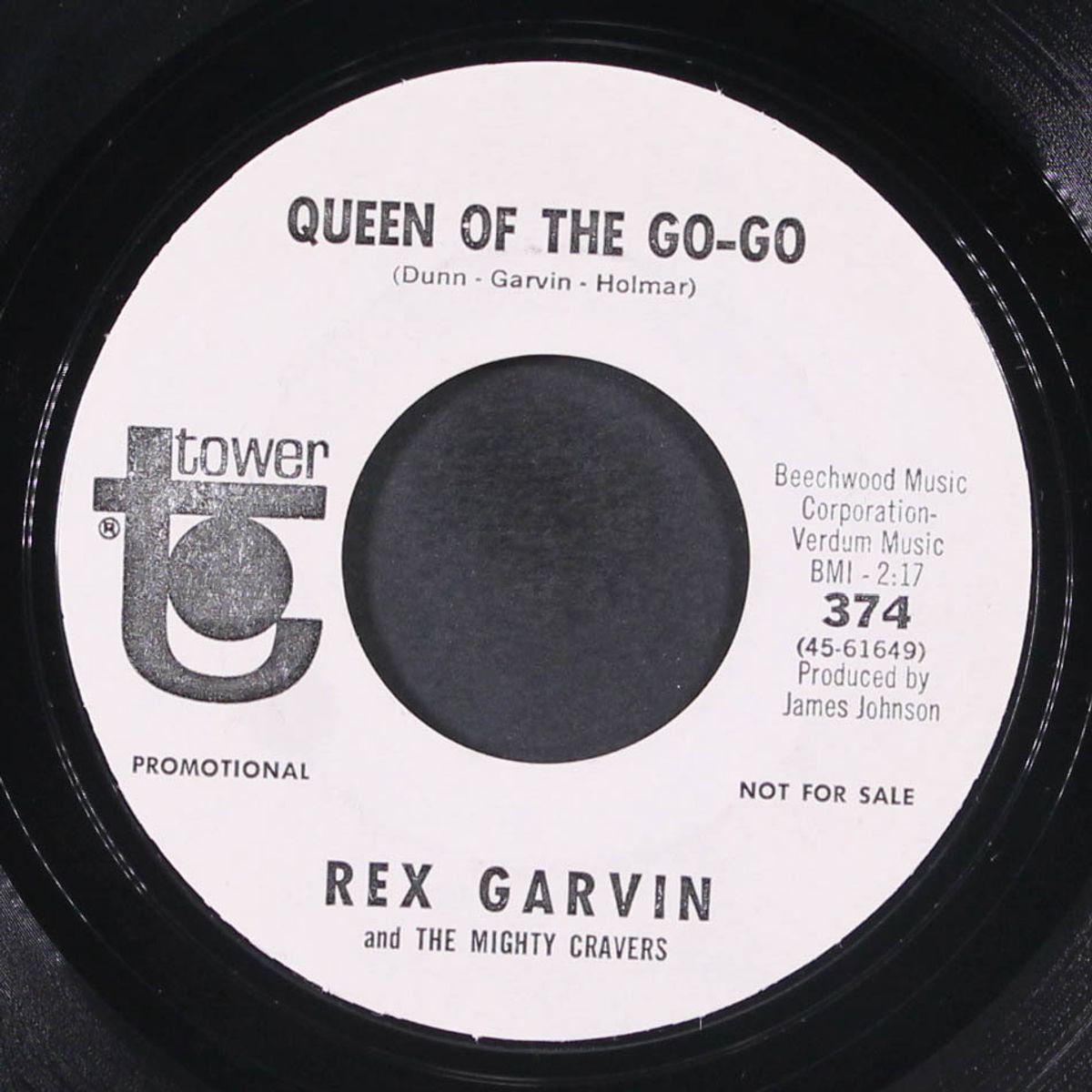 queen of the go-go / the other man by REX GARVIN