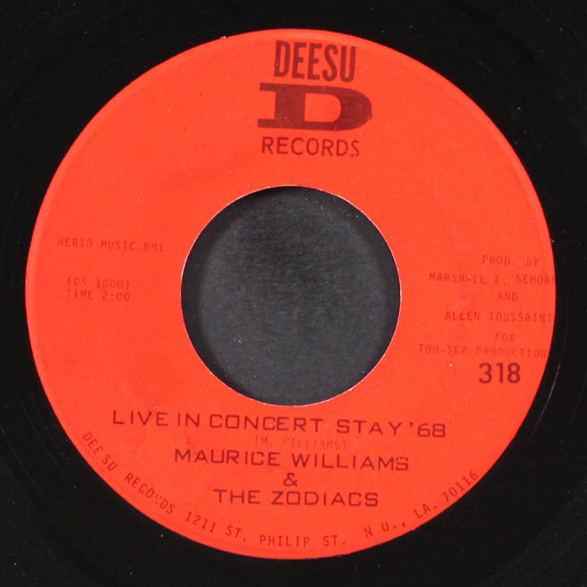 live in concert stay '68 / live in concert by MAURICE WILLIAMS & ZODIACS