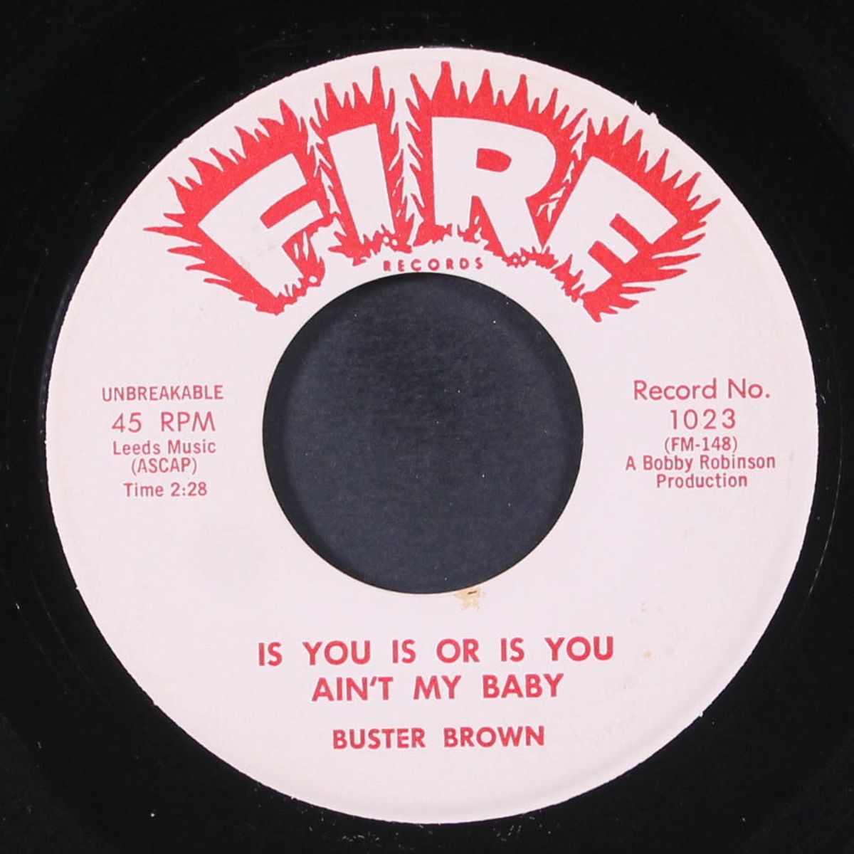 don't dog your woman / is you or is you ain't my baby by BUSTER BROWN