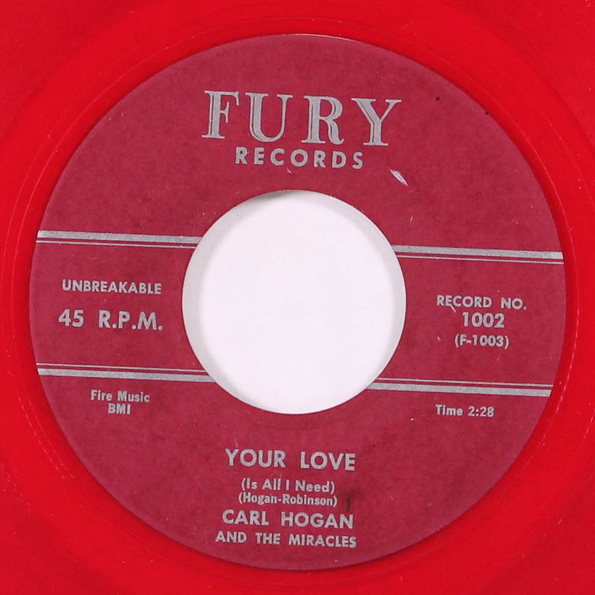 i love you so / your love by CARL HOGAN & MIRACLES