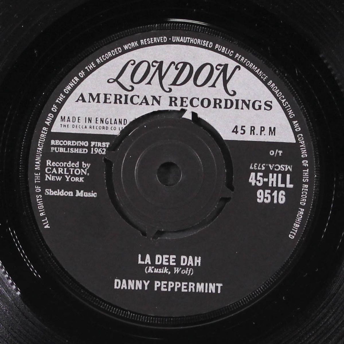 one more time / la dee dah by DANNY PEPPERMINT