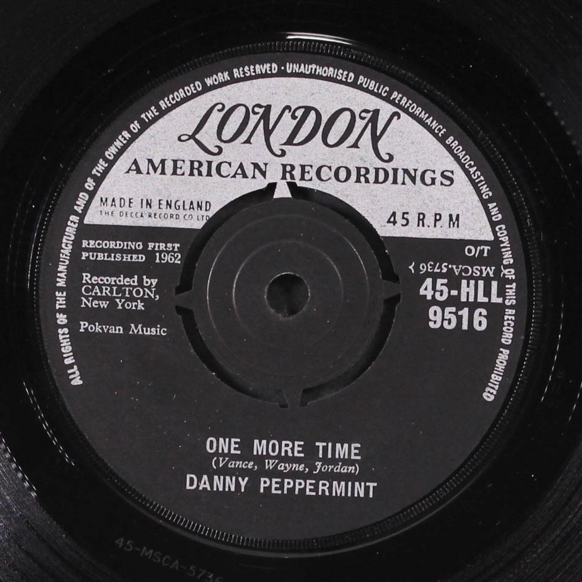 one more time / la dee dah by DANNY PEPPERMINT
