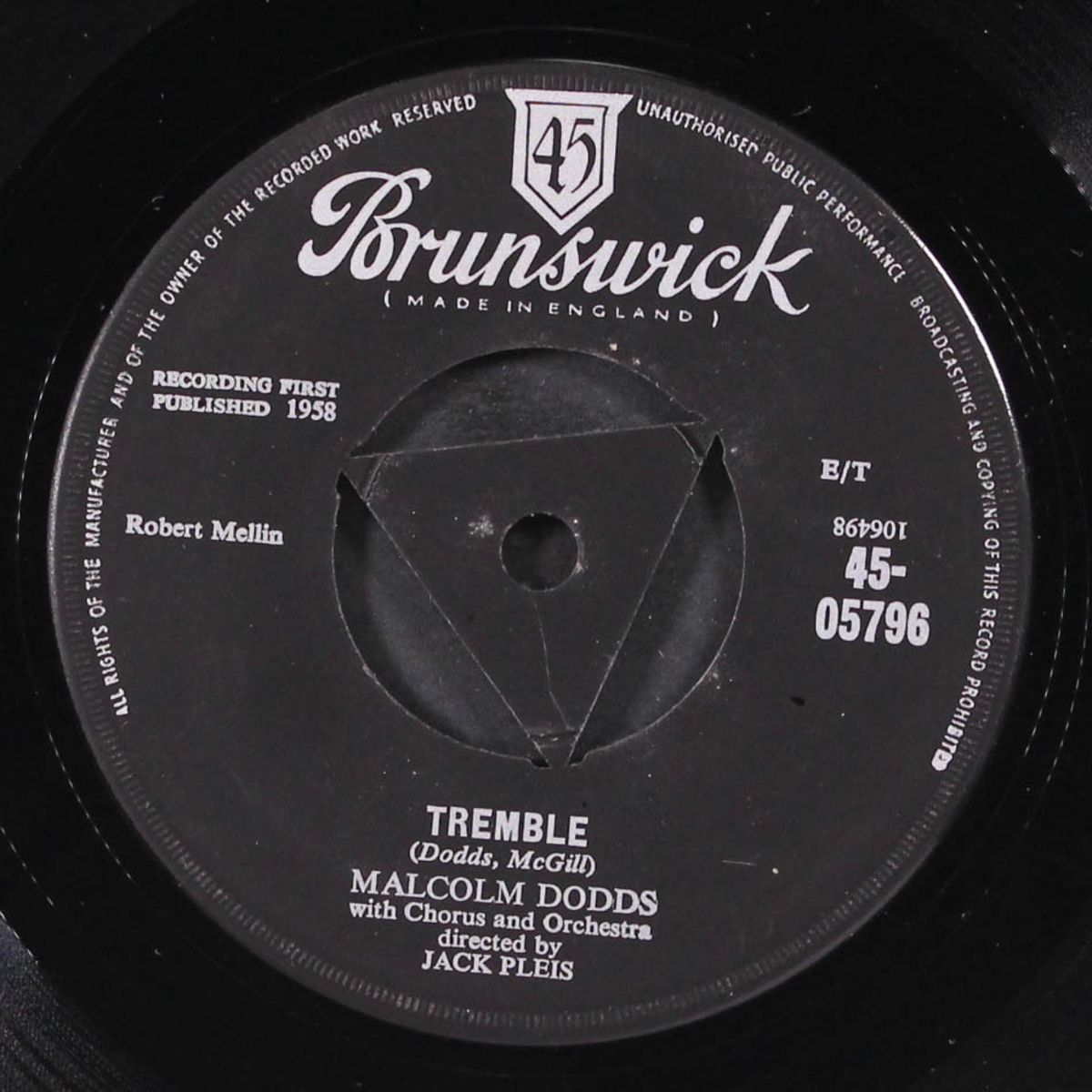 tremble / deep inside by MALCOLM DODDS