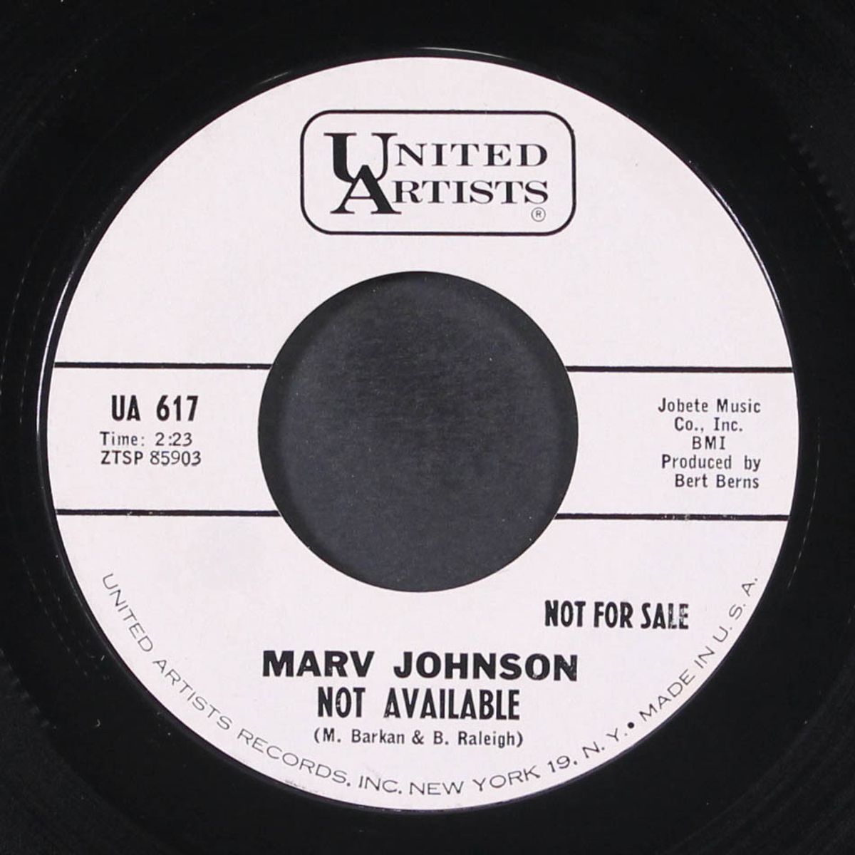 come on and stop / not available by MARV JOHNSON