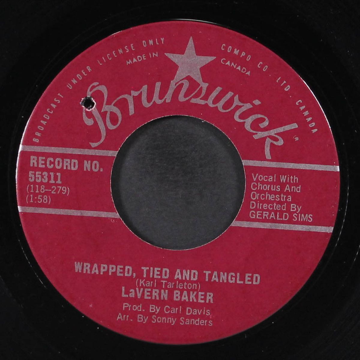 wrapped, tied and tangled / nothing like being in love by LAVERN BAKER