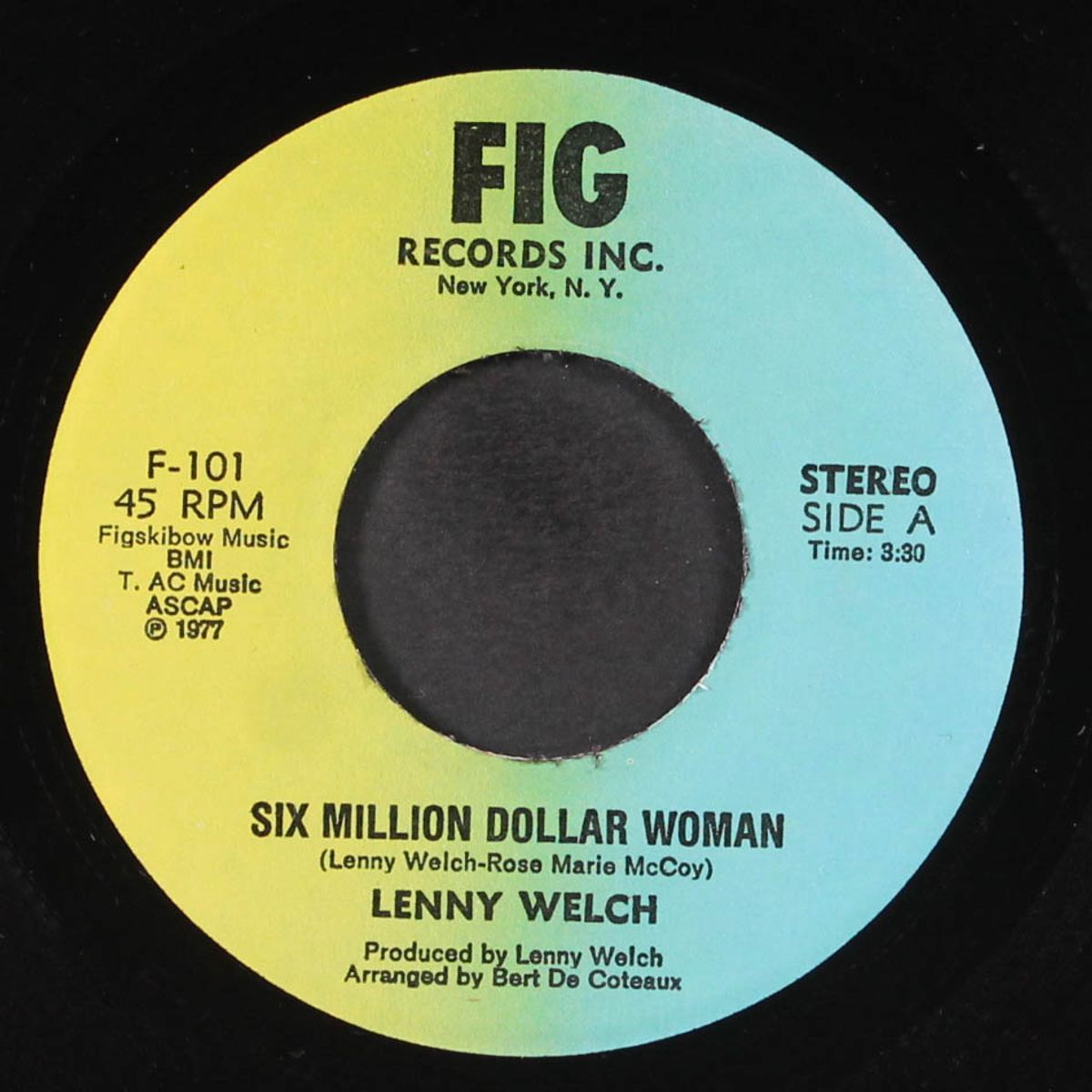 i thank you love / six million dollar woman by LENNY WELCH