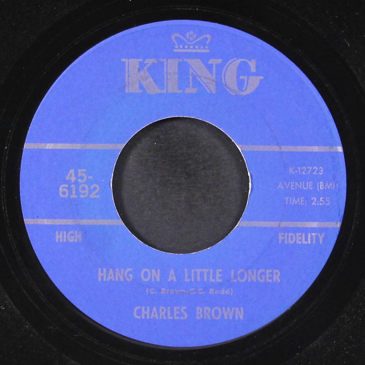 black night / hang on a little longer by CHARLES BROWN