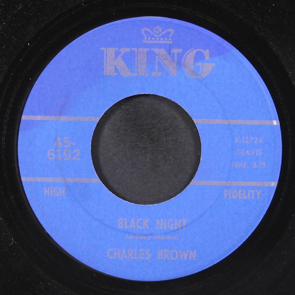 black night / hang on a little longer by CHARLES BROWN