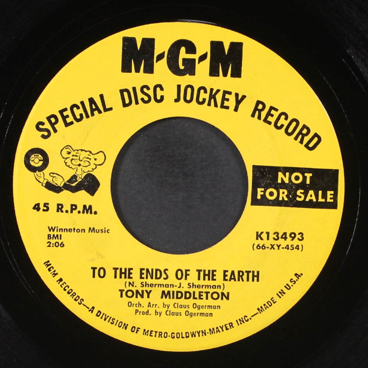 to the ends of the earth / don't ever leave me by TONY MIDDLETON