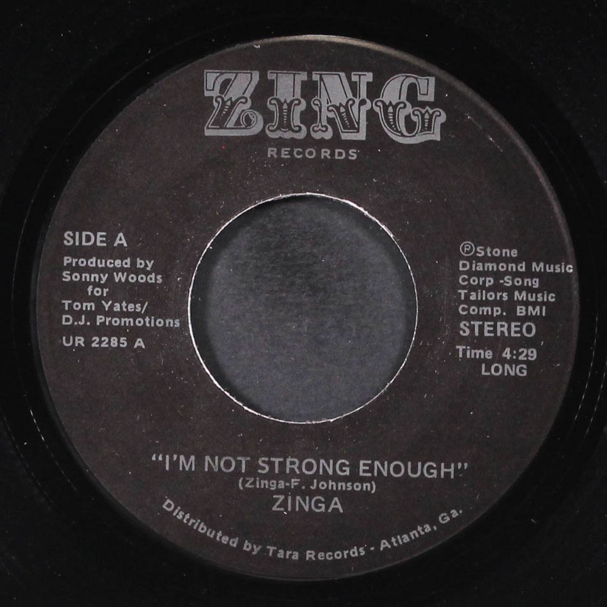 i'm not strong enough by ZINGA