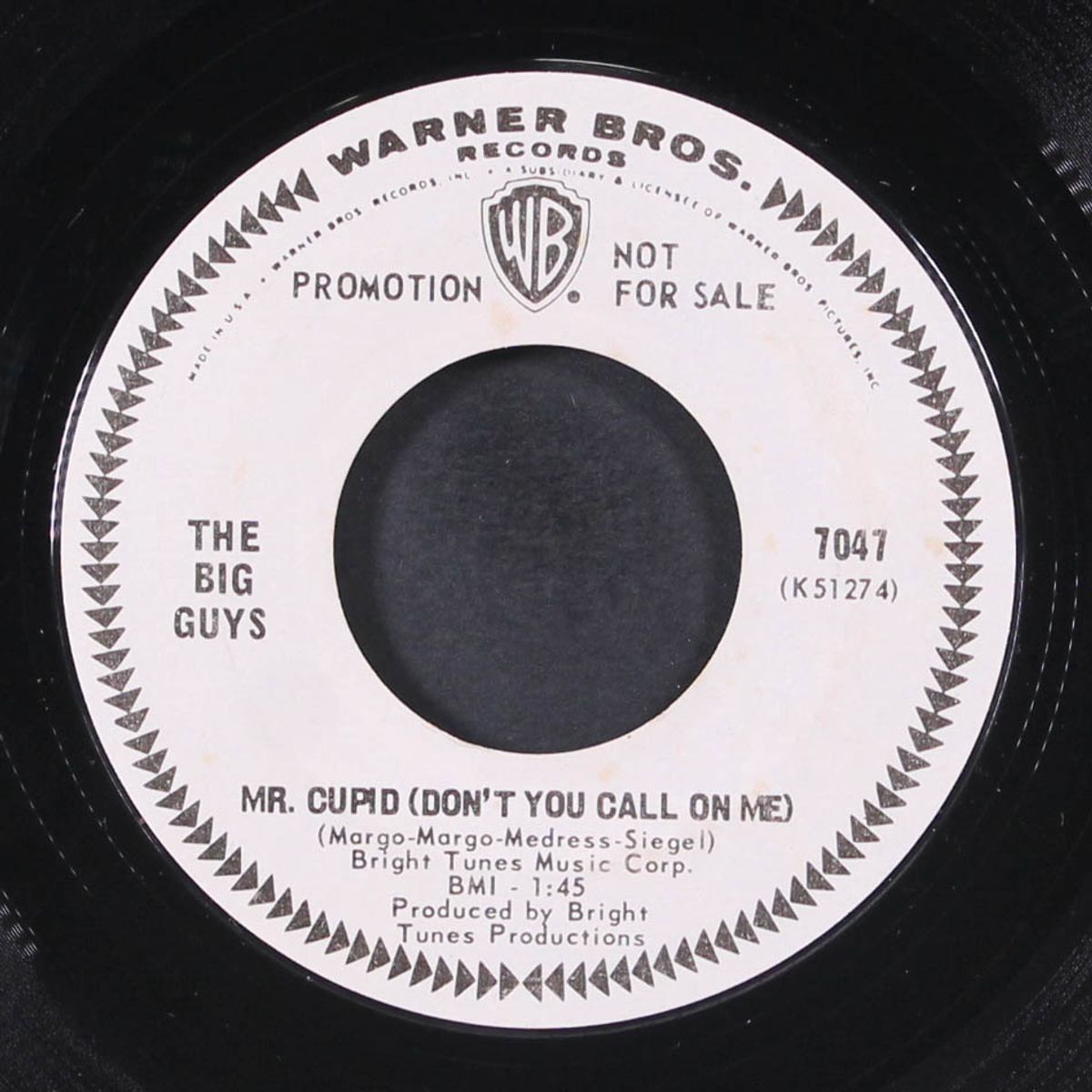 hang my head and cry / mr. cupid by BIG GUYS