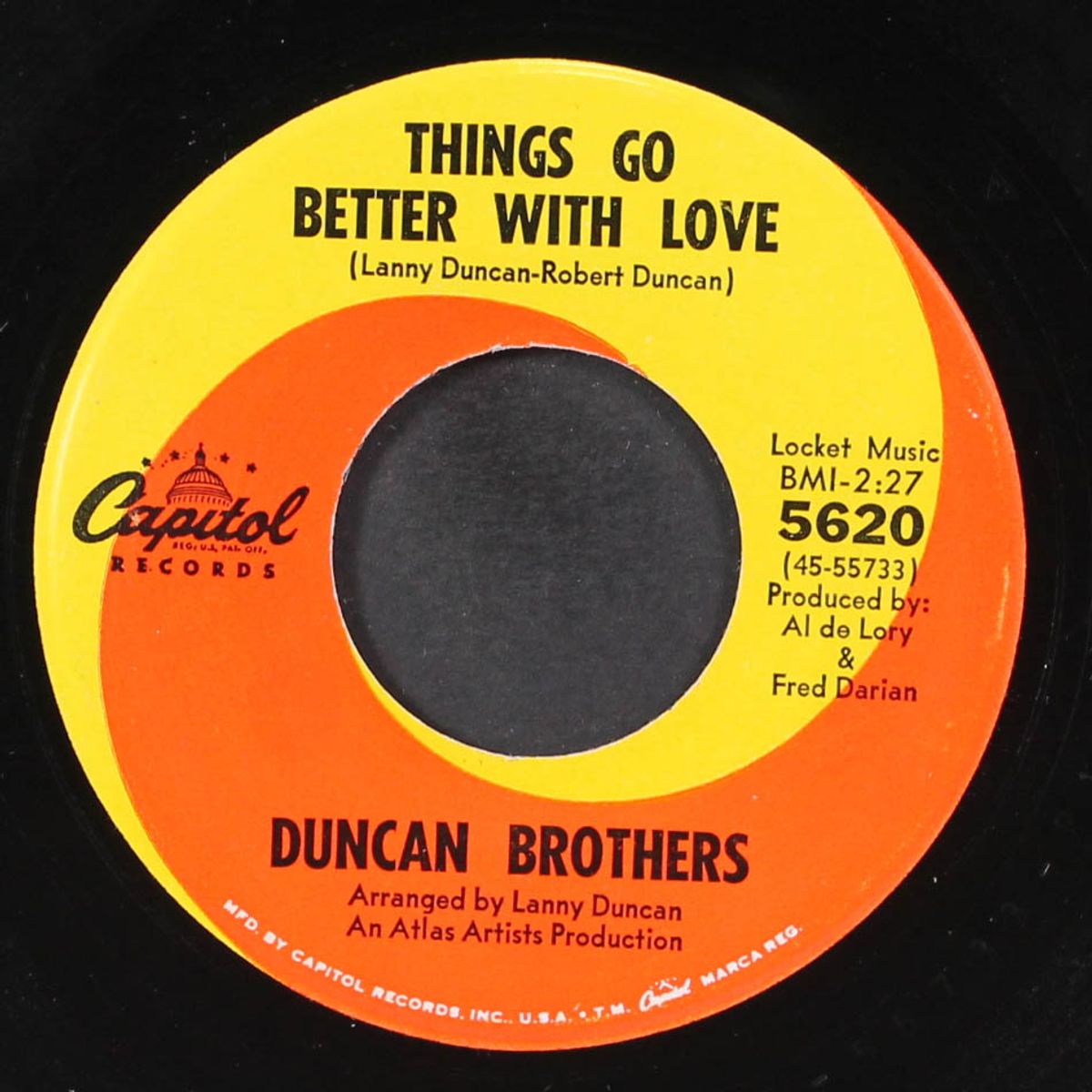satisfaction guaranteed / things go better with love by DUNCAN BROTHERS