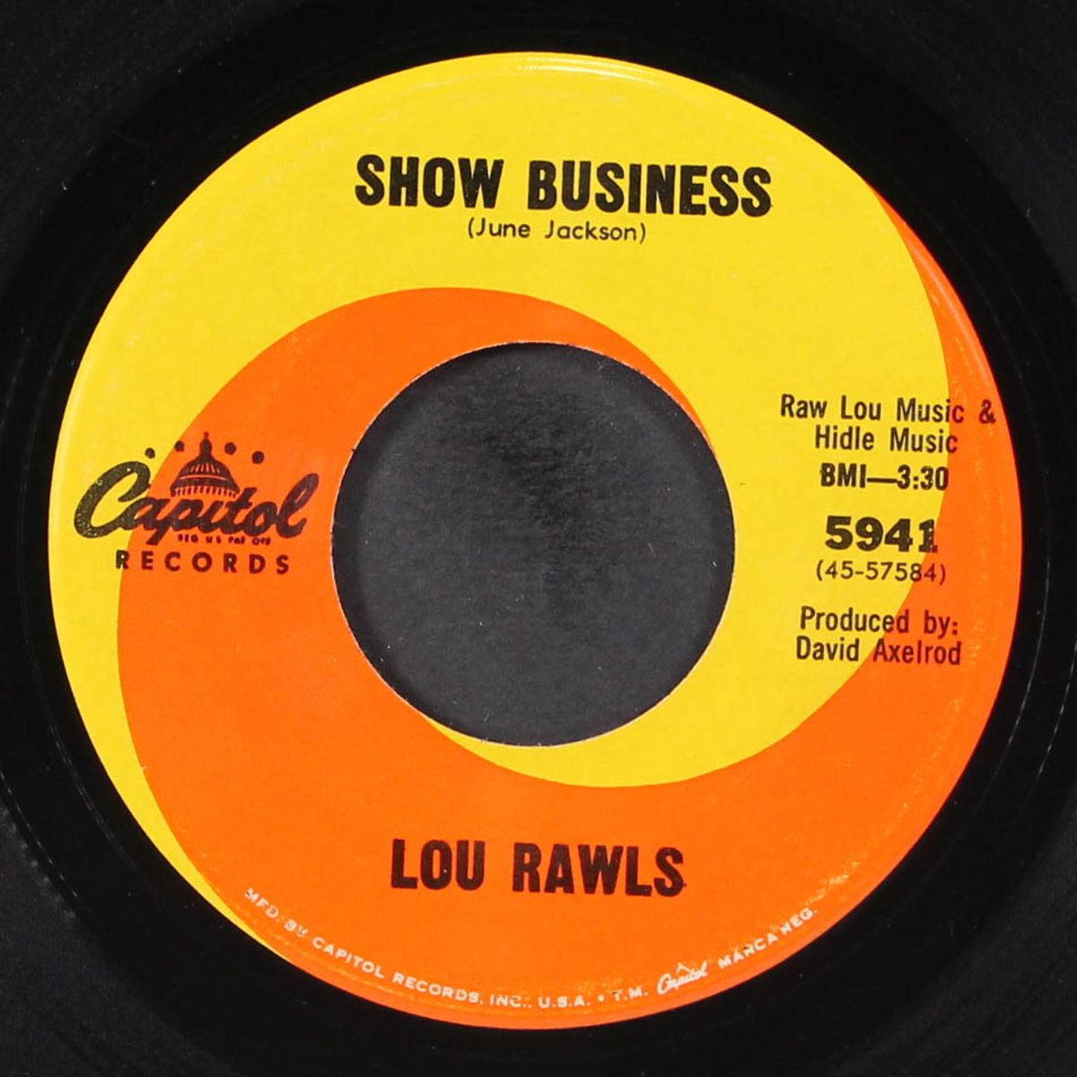 when love goes wrong / show business by LOU RAWLS