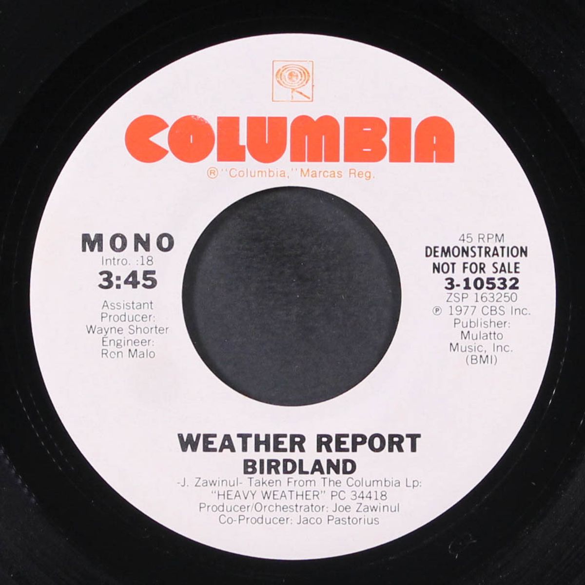 birdland / mono by WEATHER REPORT