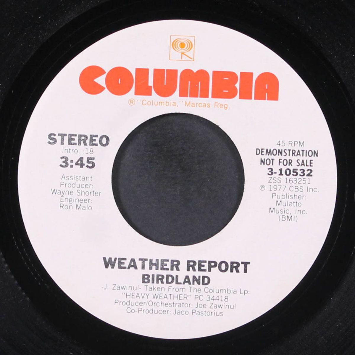 birdland / mono by WEATHER REPORT